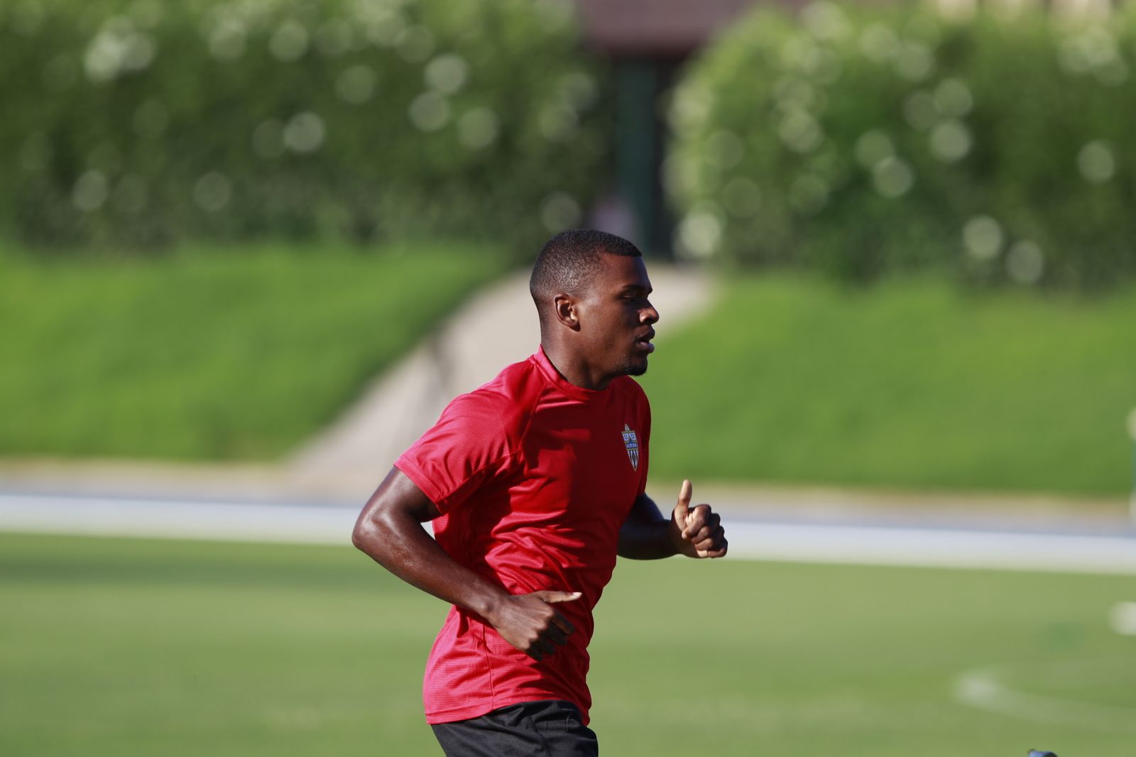 Imágenes del primer entramiento de la U.D. Almería en la Liga Santander, temporada 2022-2023