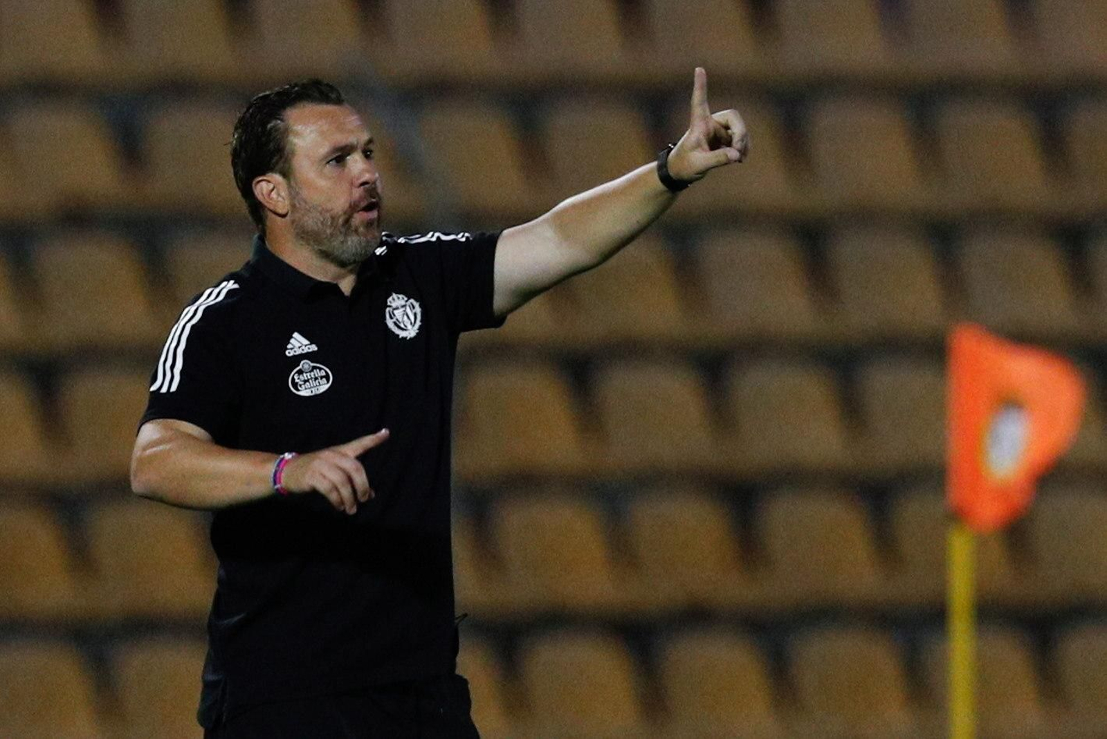 Sergio González, en un partido con el Valladolid.
