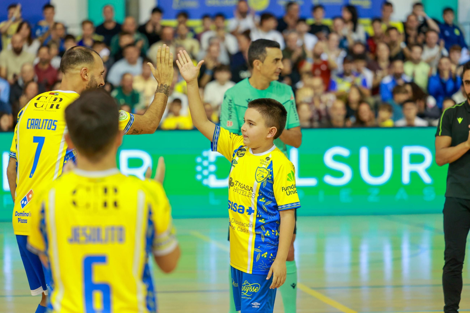 Las imágenes del CD Virgili Cádiz-FC Barcelona de Copa del Rey de fútbol sala