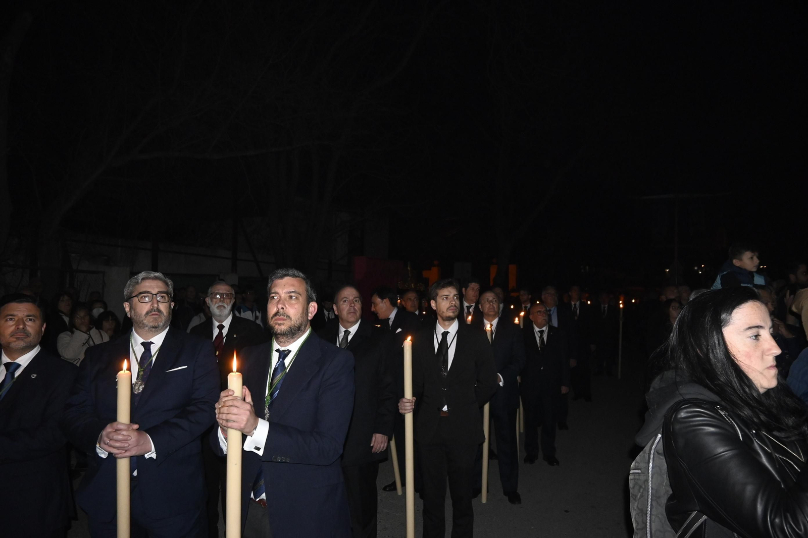 El Vía Crucis de la Semana Santa de Huelva, en imágenes