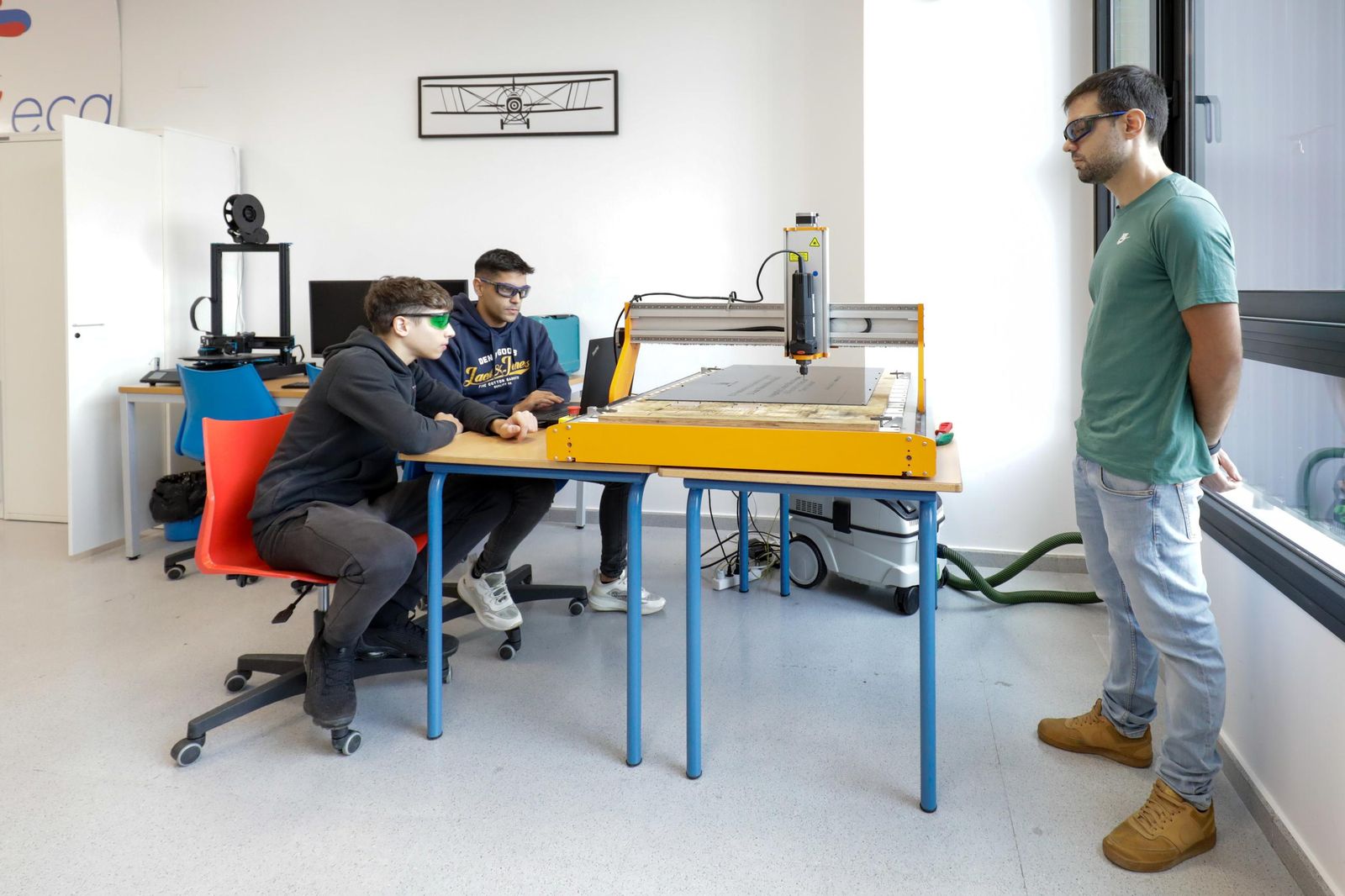 Nuevo centro de Formación Profesional Base Tecnológica Aeronautica "Javier Imbroda", en La Rinconada