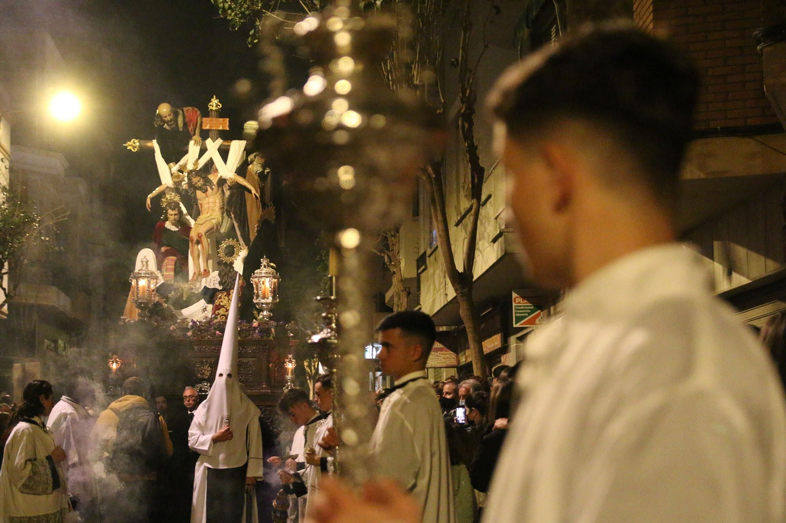 La procesión del Silencio de Almería, en imágenes
