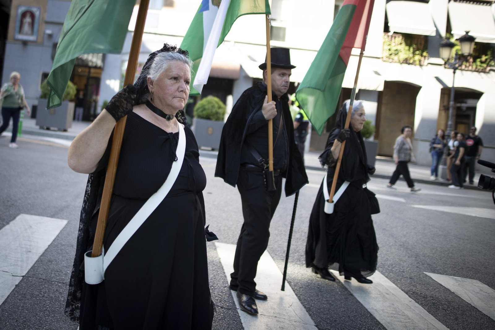 Las mejores imágenes de la tradicional proecesión en honor a Mariana Pineda en Granada