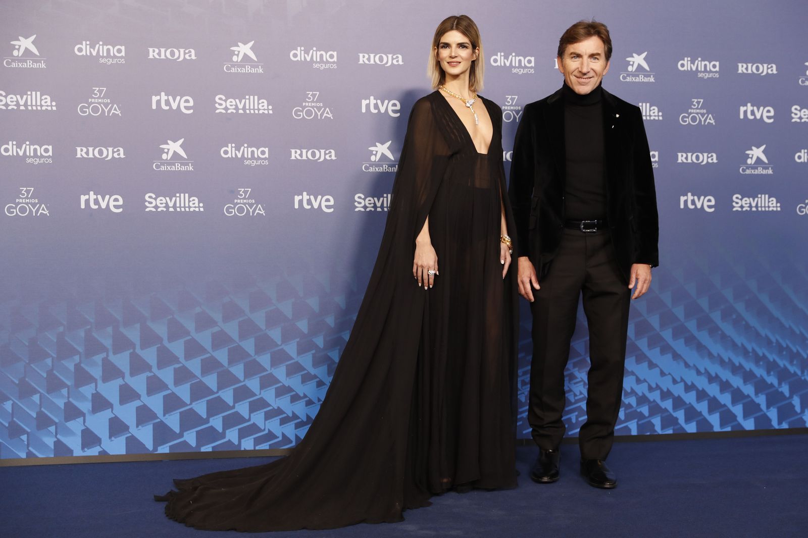 Clara Lago y Antonio de la Torre, conductores de la gala de los Goya en Sevilla.