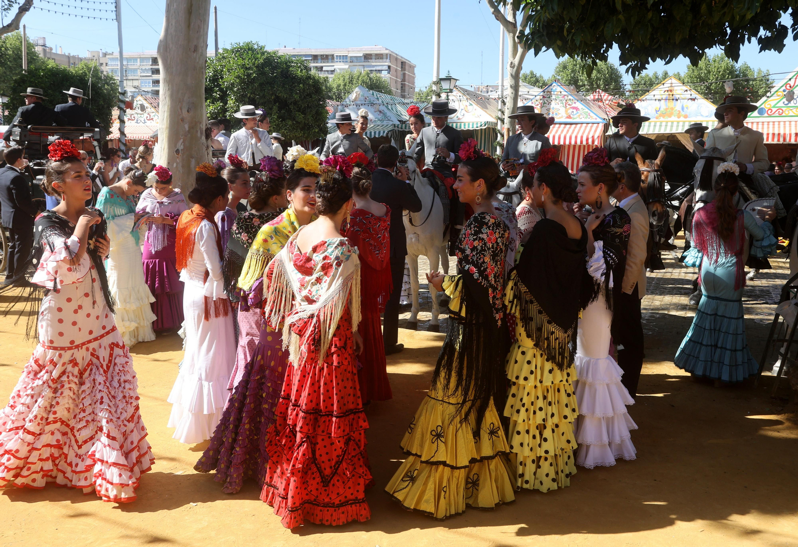 Imágenes del lunes de Feria