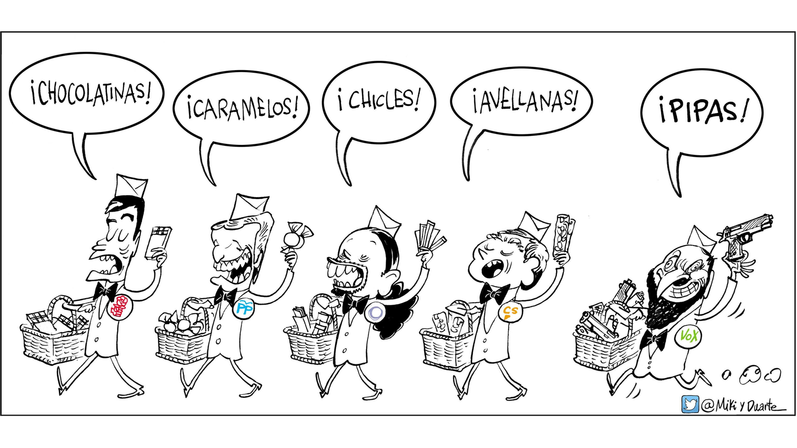 Marzo. Vox y las armas.