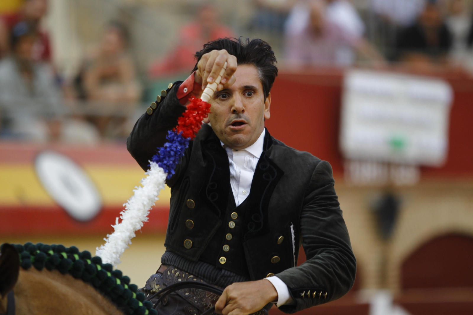 Imágenes de la corrida de rejones en la Feria taurina de Vera 2022