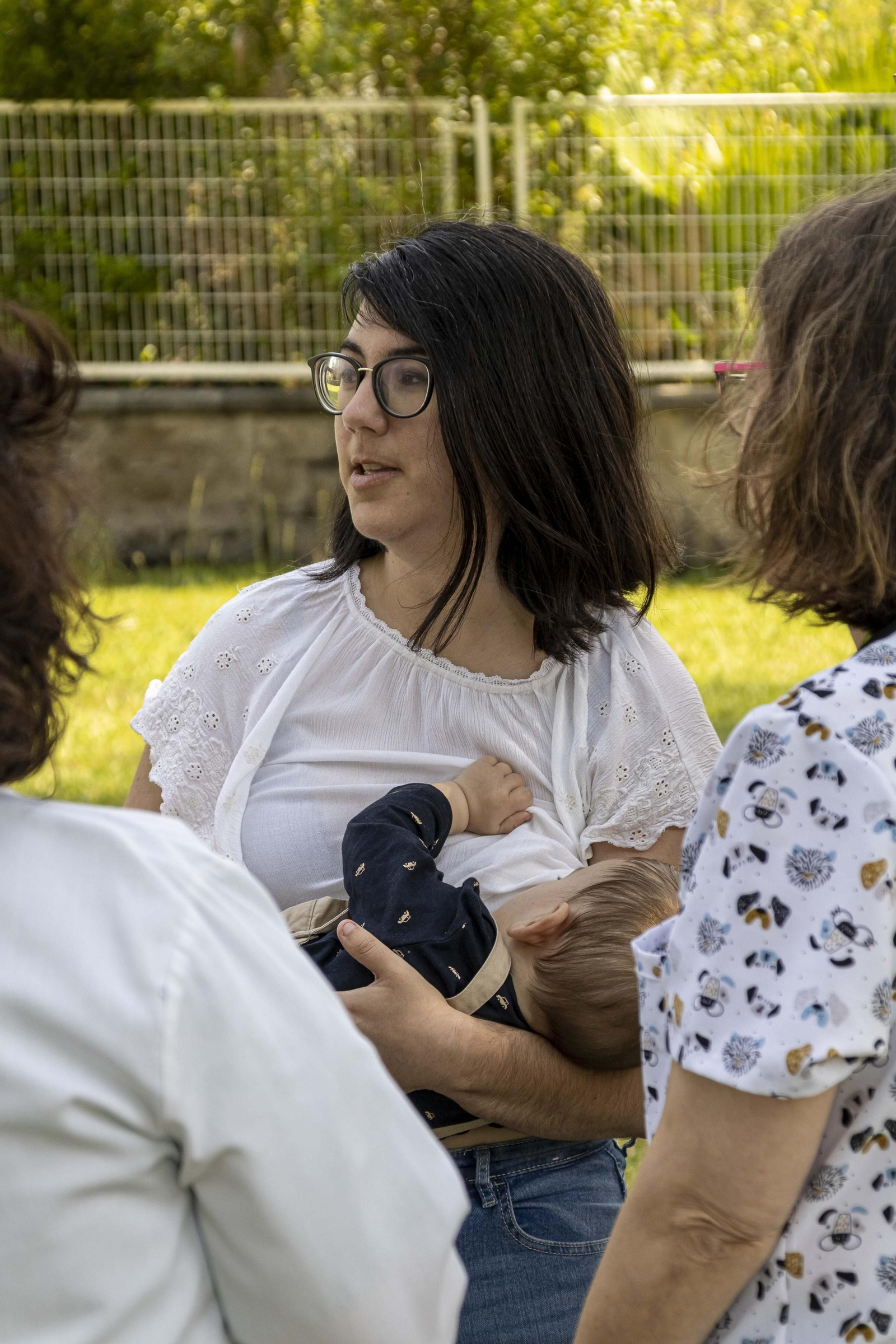 Imágenes del homenaje a las madres donantes de leche materna