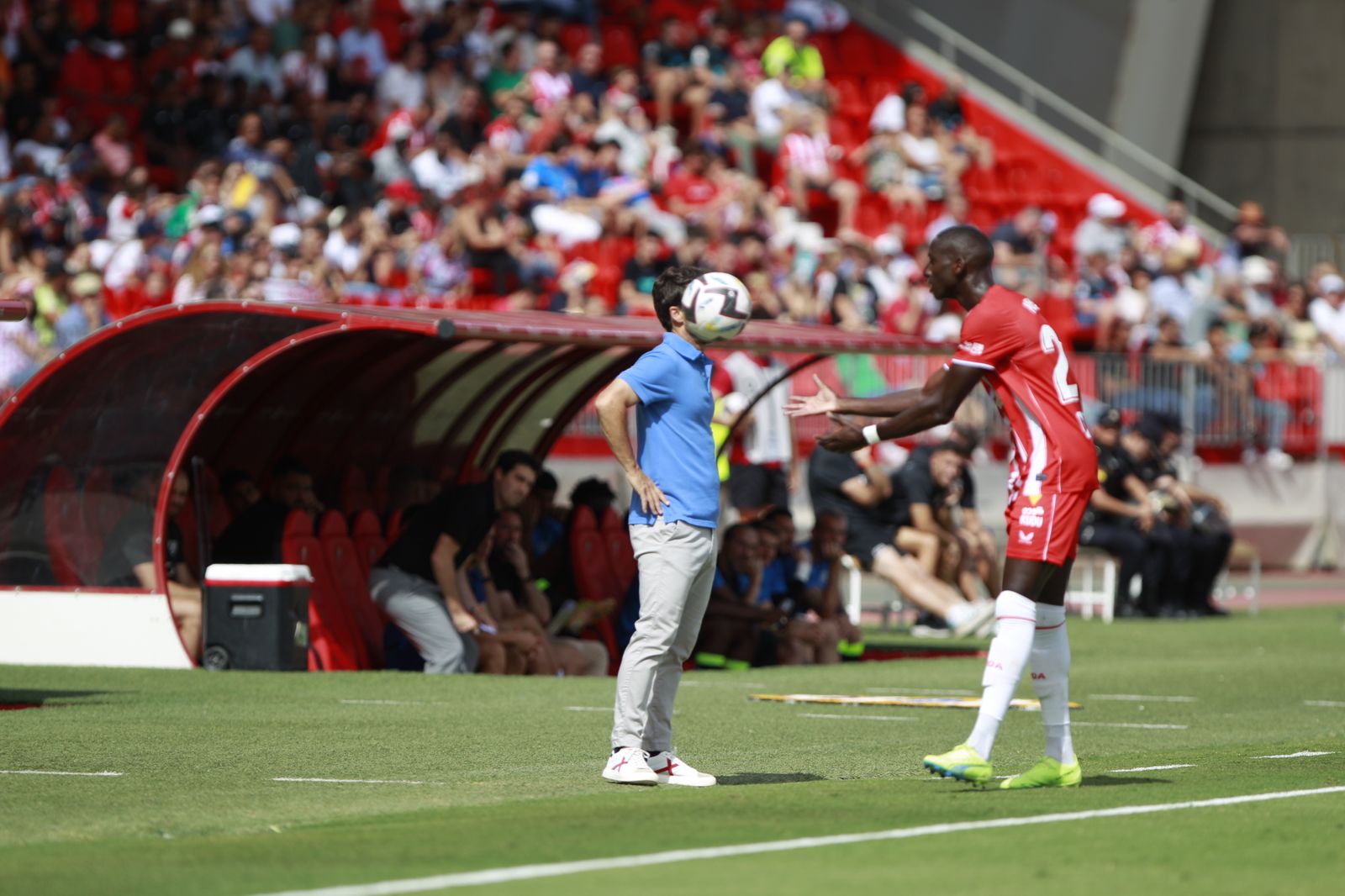 Imágenes de la U.D. Almería-Rayo Vallecano