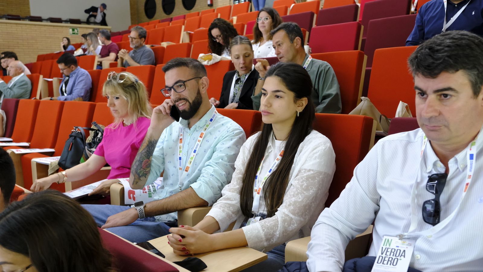 Imágenes de las jornadas sobre invernaderos de Hortispaña en la Universidad de Almería