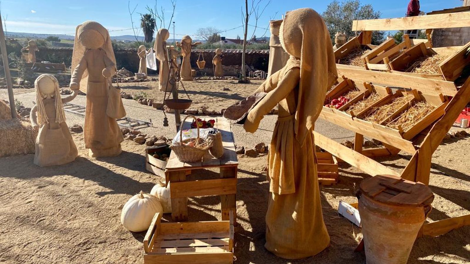 Otra de las escenas del belén de Los Blázquez.