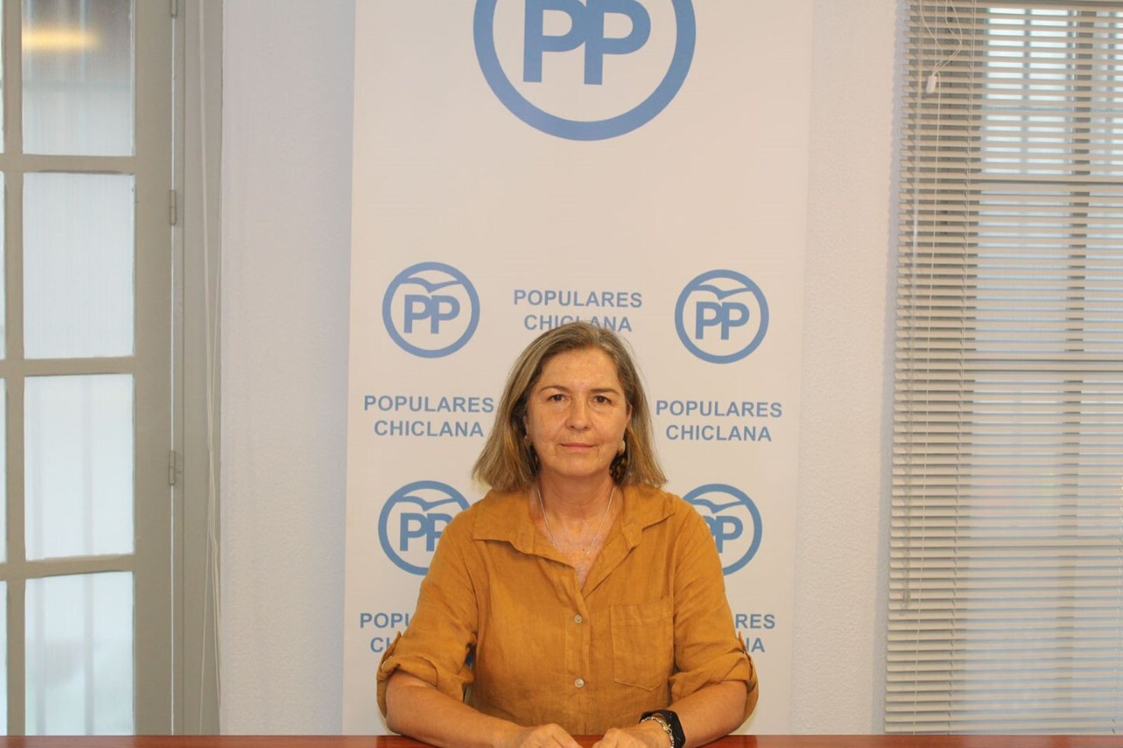Ana Bertón, concejala de la formación popular en Chiclana.