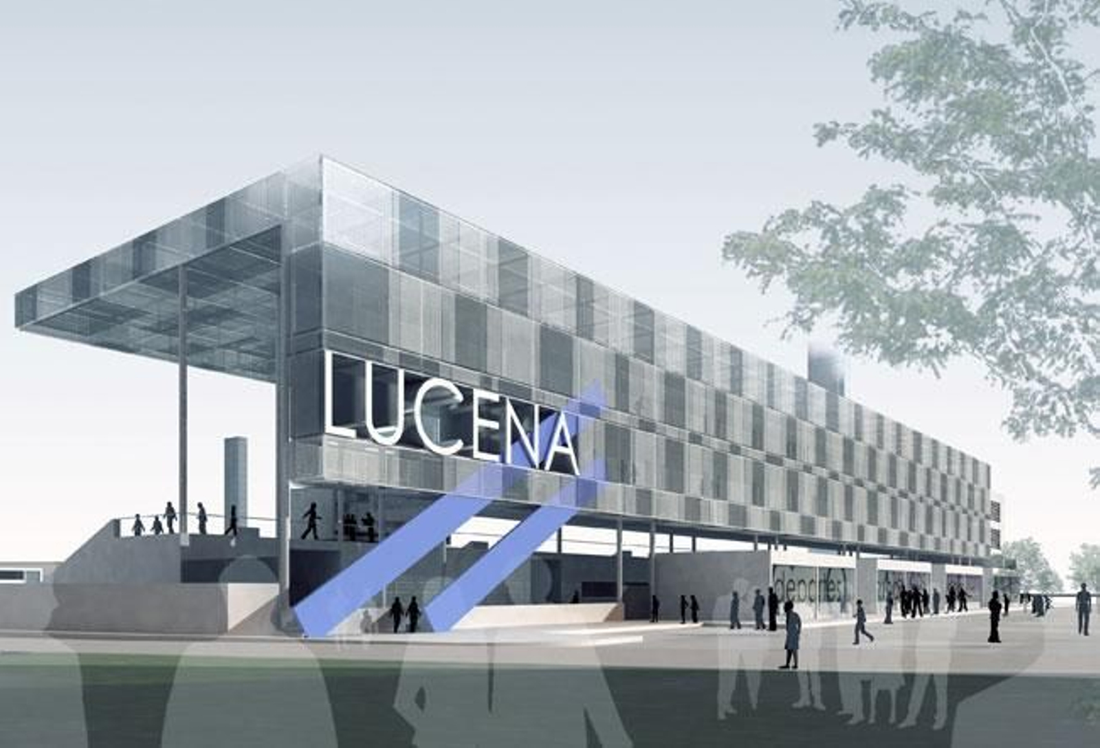 Un estadio futurista