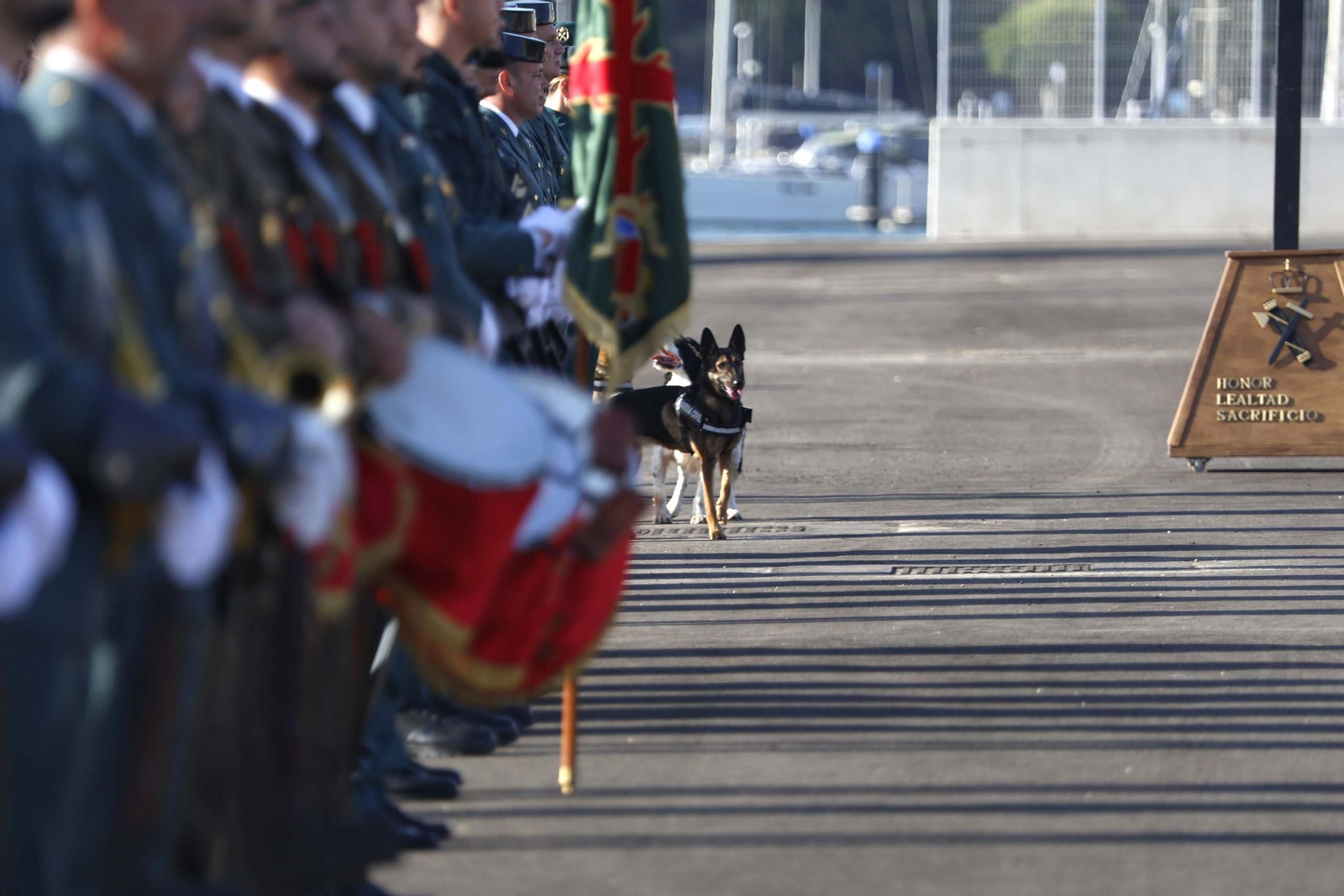 Las fotografías de la inauguración del nuevo muelle de la Guardia Civil en Algeciras