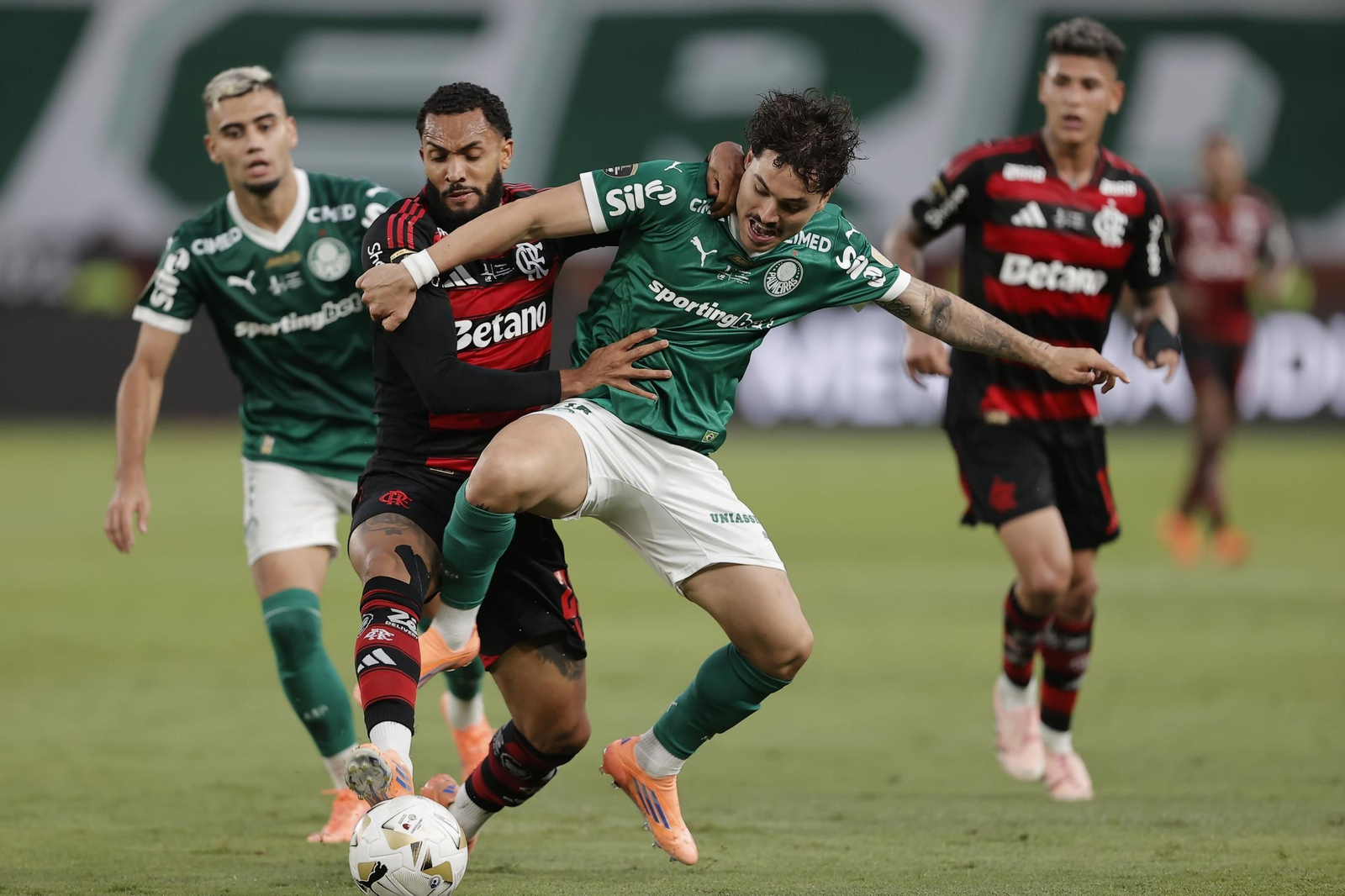 Las fotos de la final de la Copa Libertadores con triunfo de Flamengo sobre Palmeiras