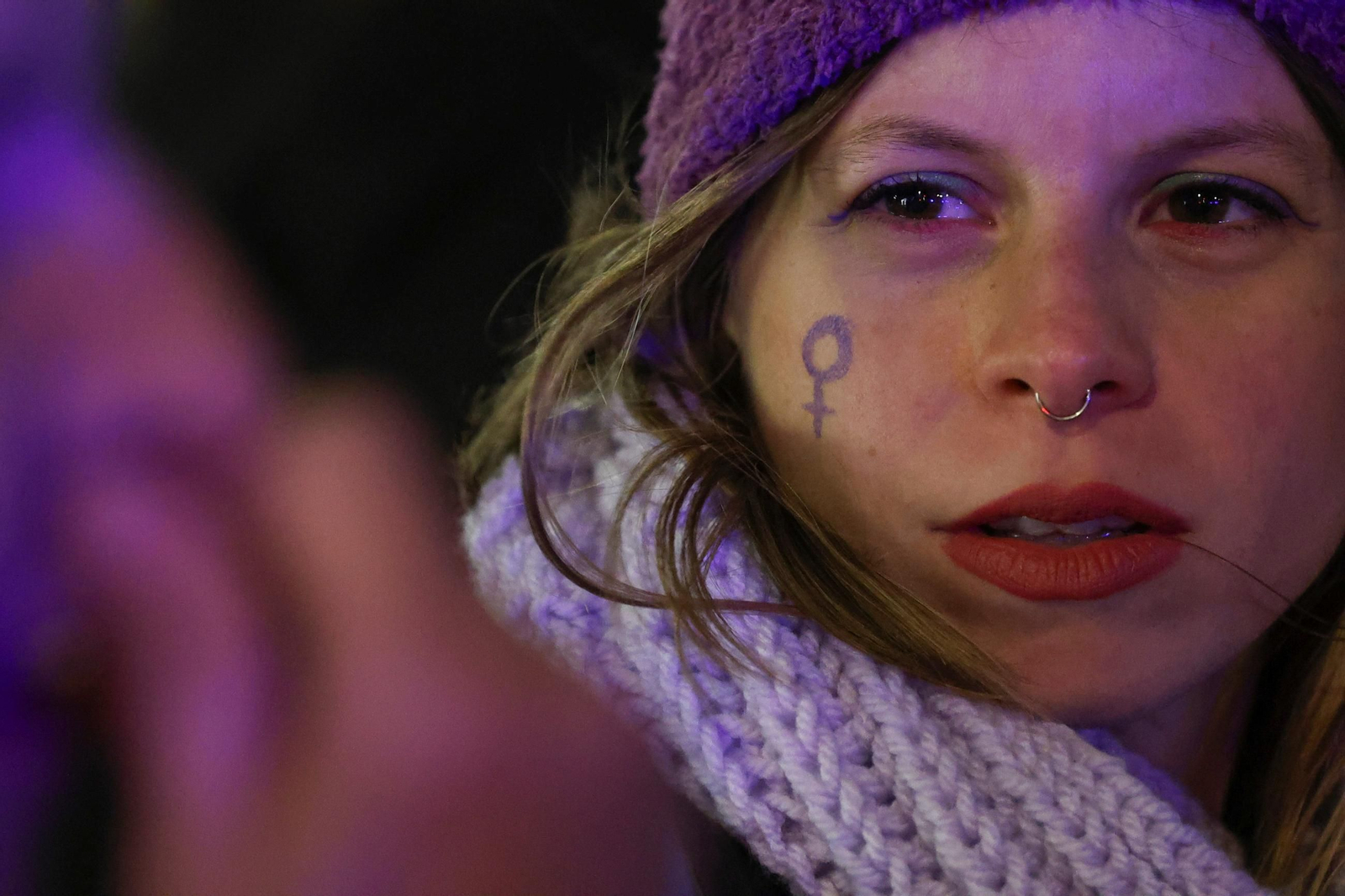 La manifestación del 25N en Málaga, en imágenes