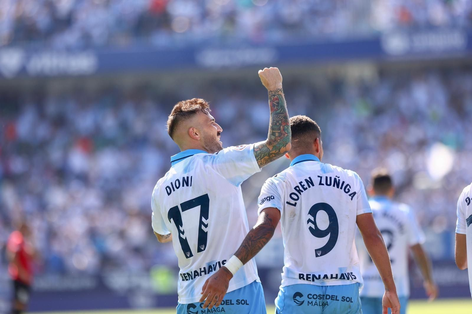 El Málaga CF-Melilla, en fotos