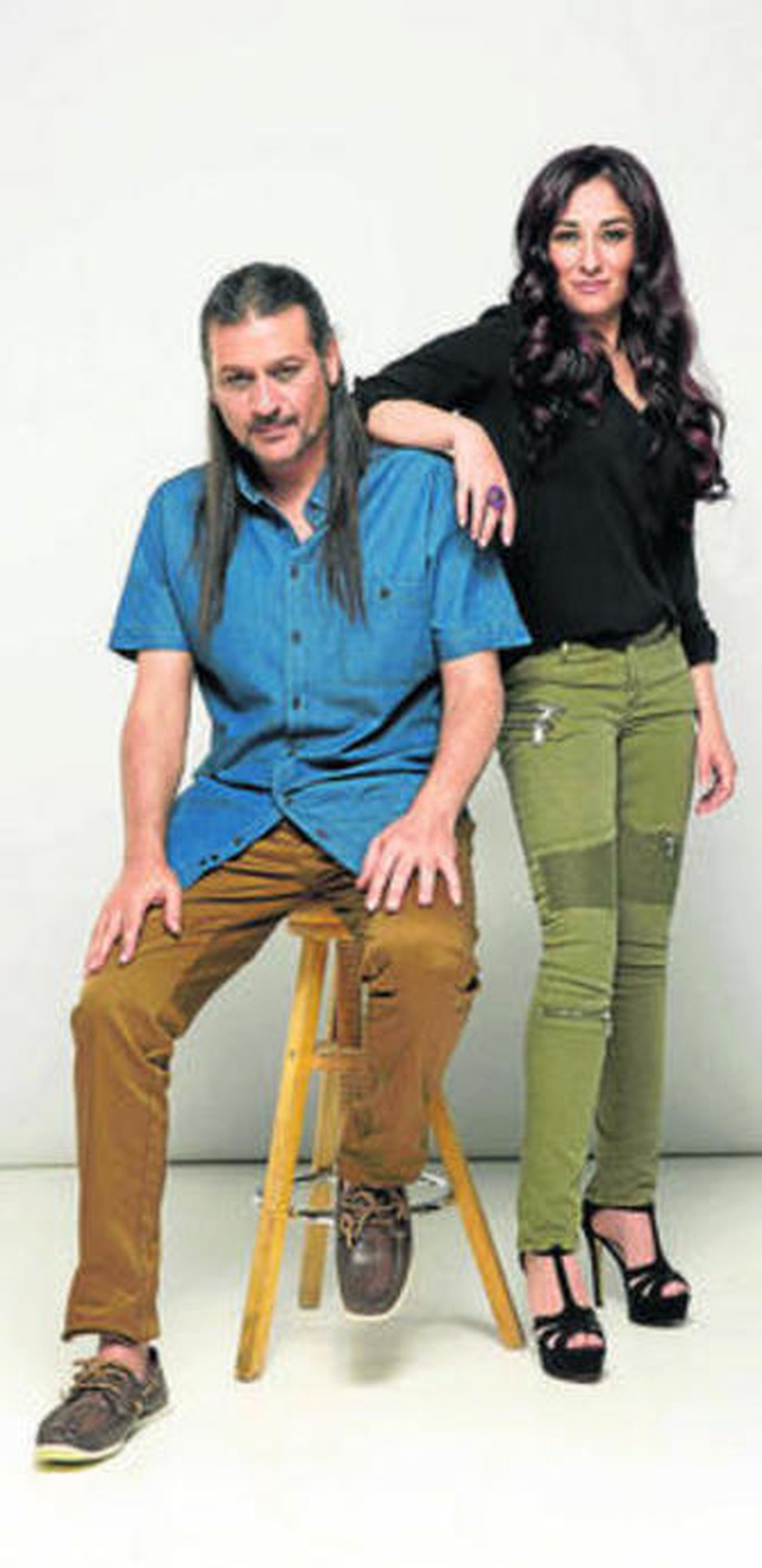 Los integrantes del dúo musical Camela.