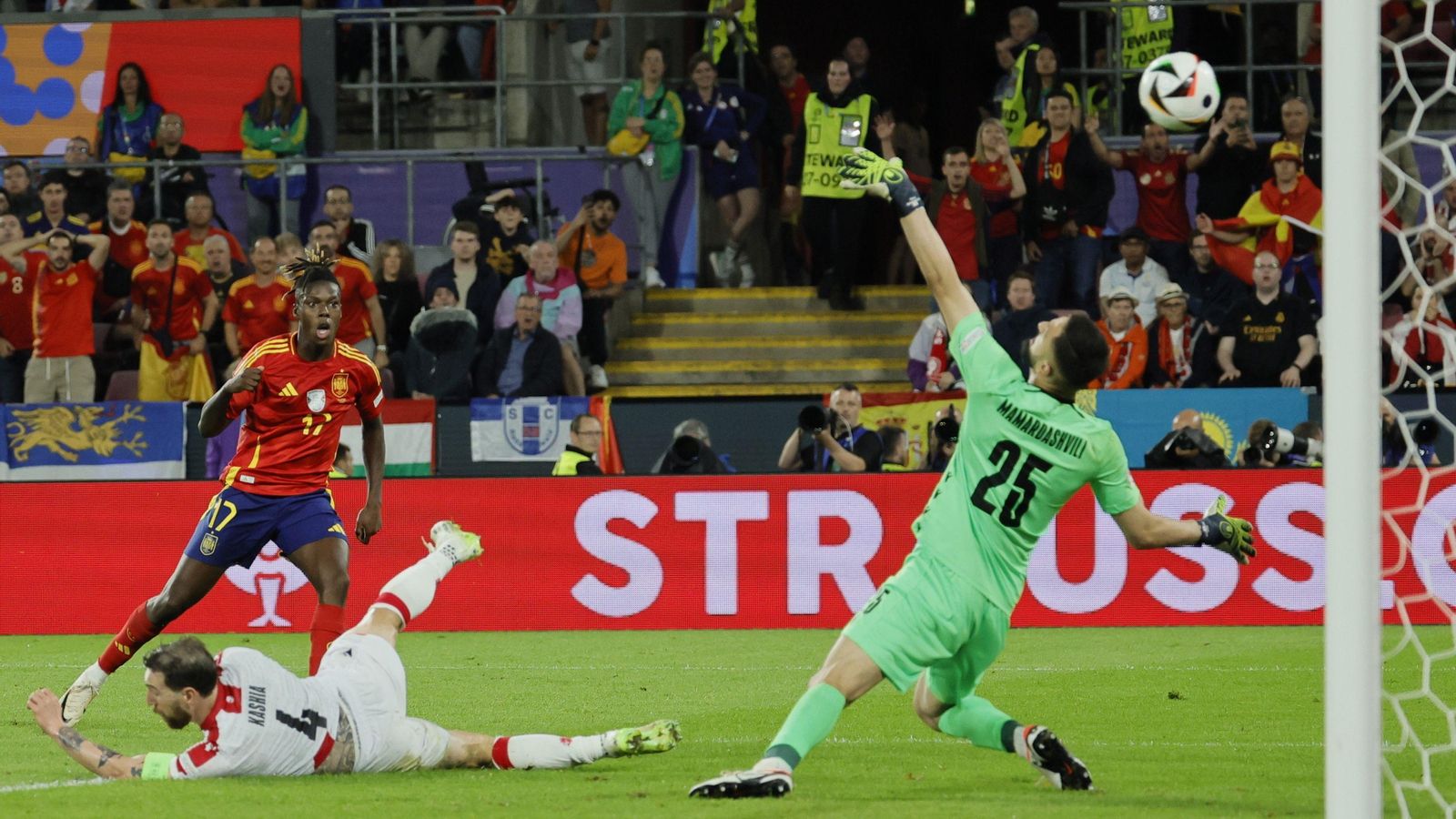 Las mejores fotos de la goleada de España a Georgia