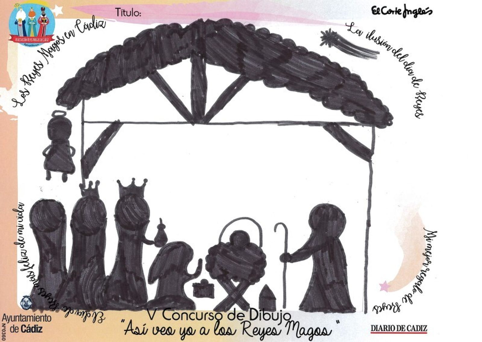 Los dibujos del concurso 'Así veo yo a los Reyes Magos'.