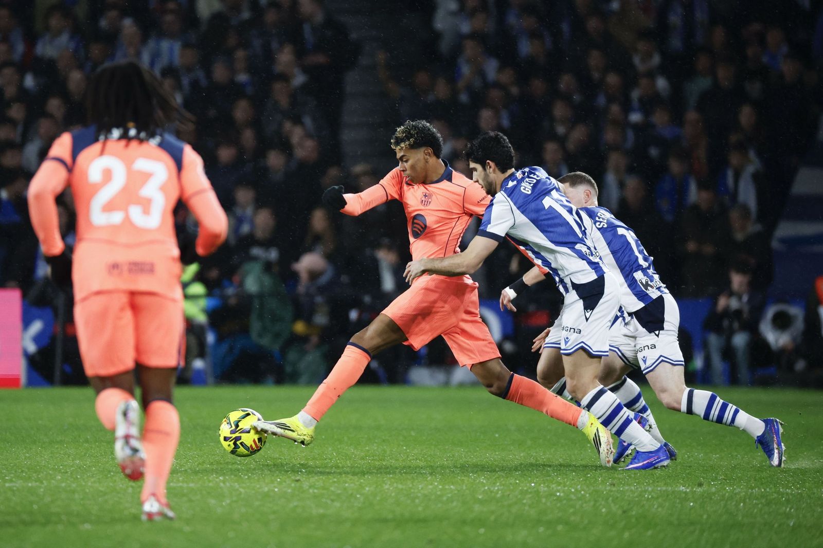 Las fotos de la derrota del Barcelona contra la Real Sociedad
