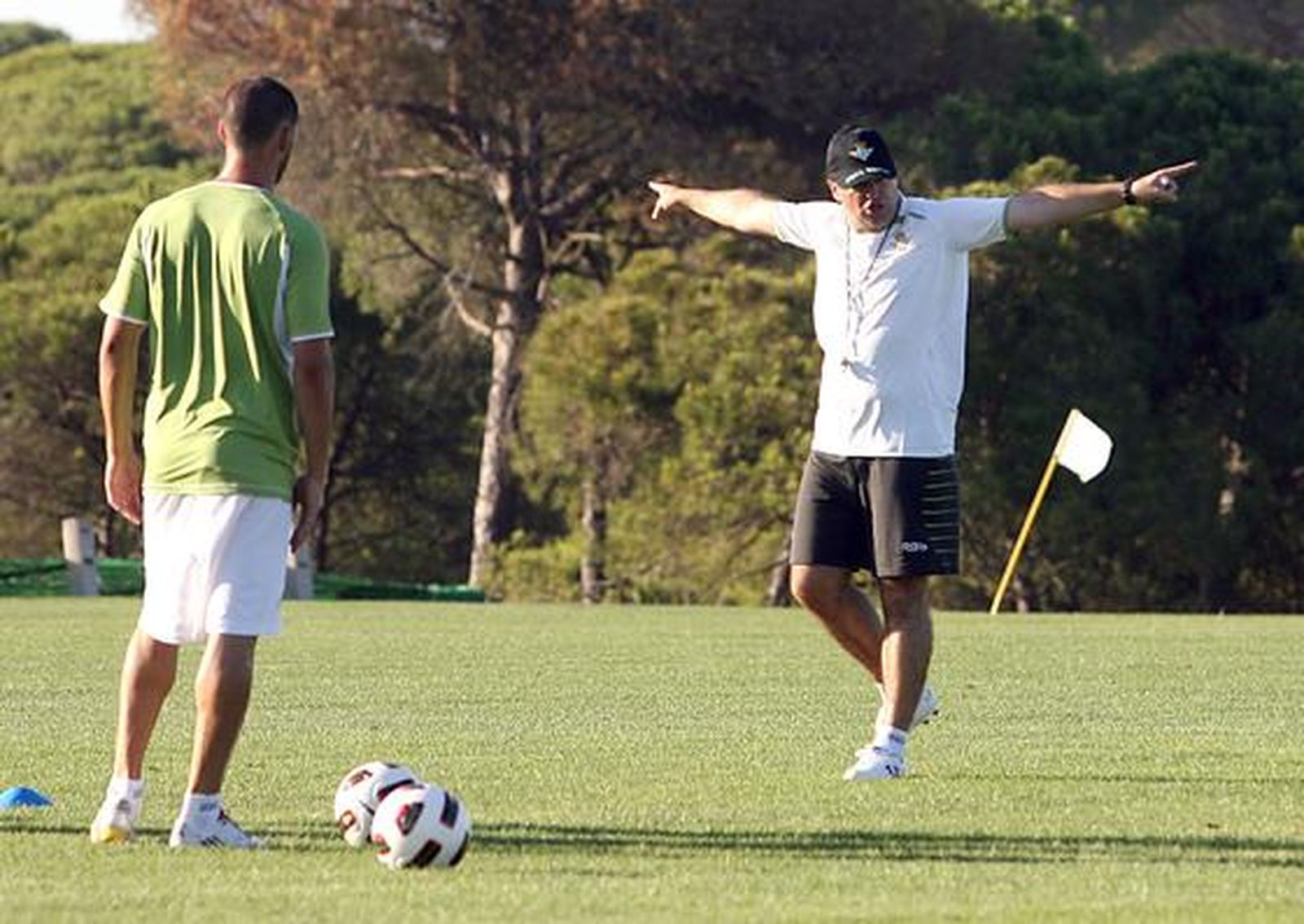 Momento del entrenamiento en El Portil.

Foto: Espínola