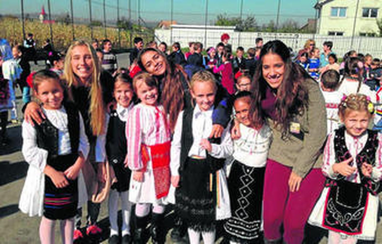 Una de las imágenes que ha dejado la última experiencia del Comenius que lleva a cabo el colegio de las Carmelitas.