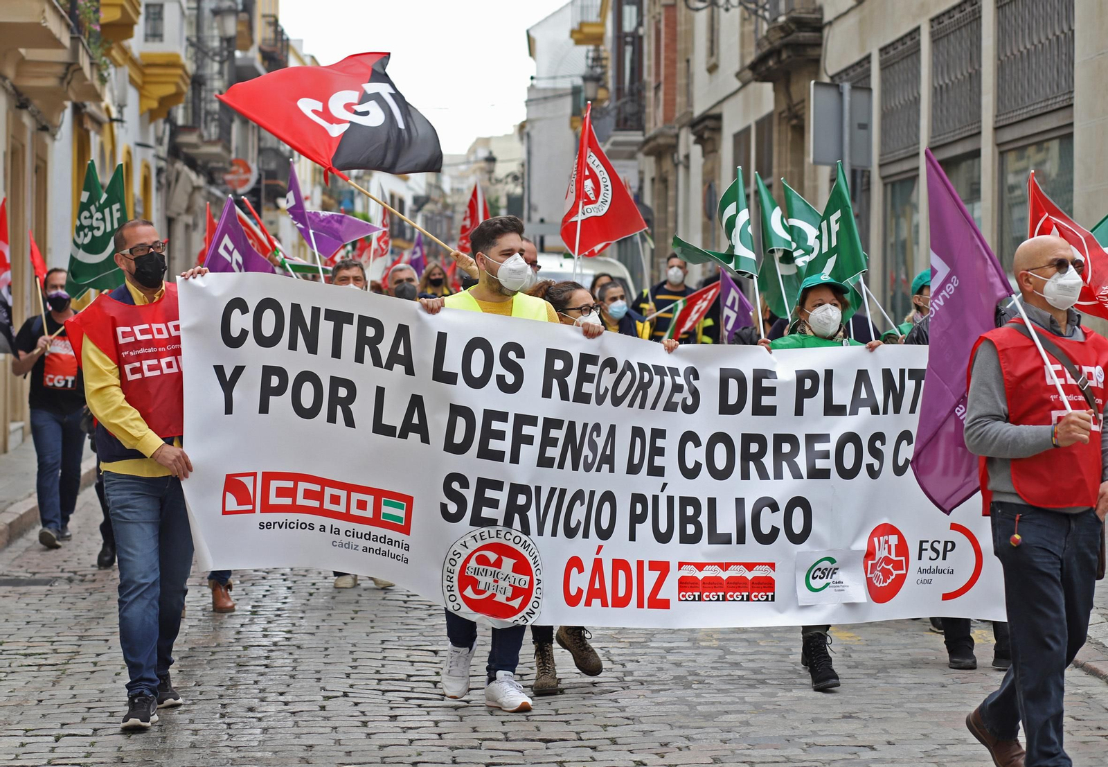 Manifestación de correos