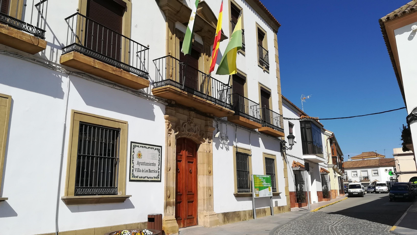 Fachada del Ayuntamiento de Los Barrios.