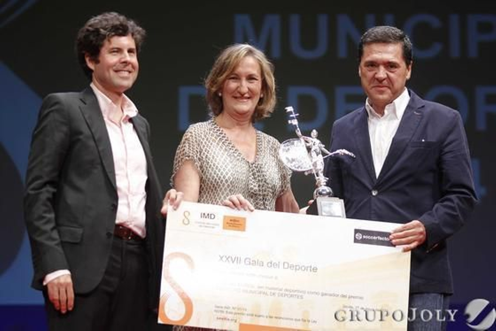 Premio Instituto Municipal de Deportes al centro educativo CEIP Jorge Juan y Antonio de Ulloa.

Foto: Juan Carlos Muñoz