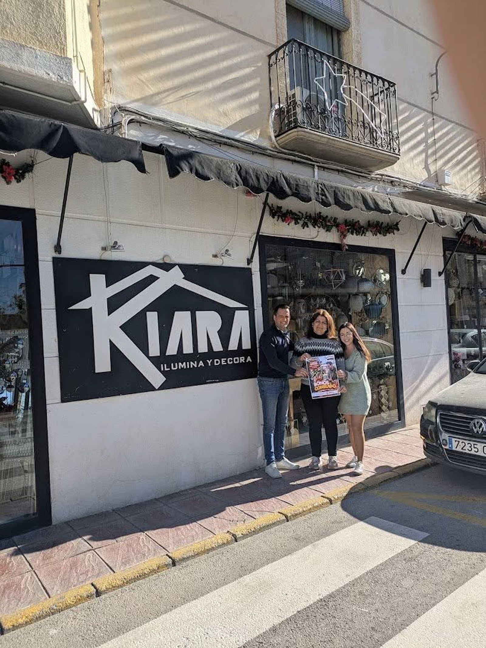 Uno de los comercios adheridos a la campaña de 'bonos al consumo' albojense