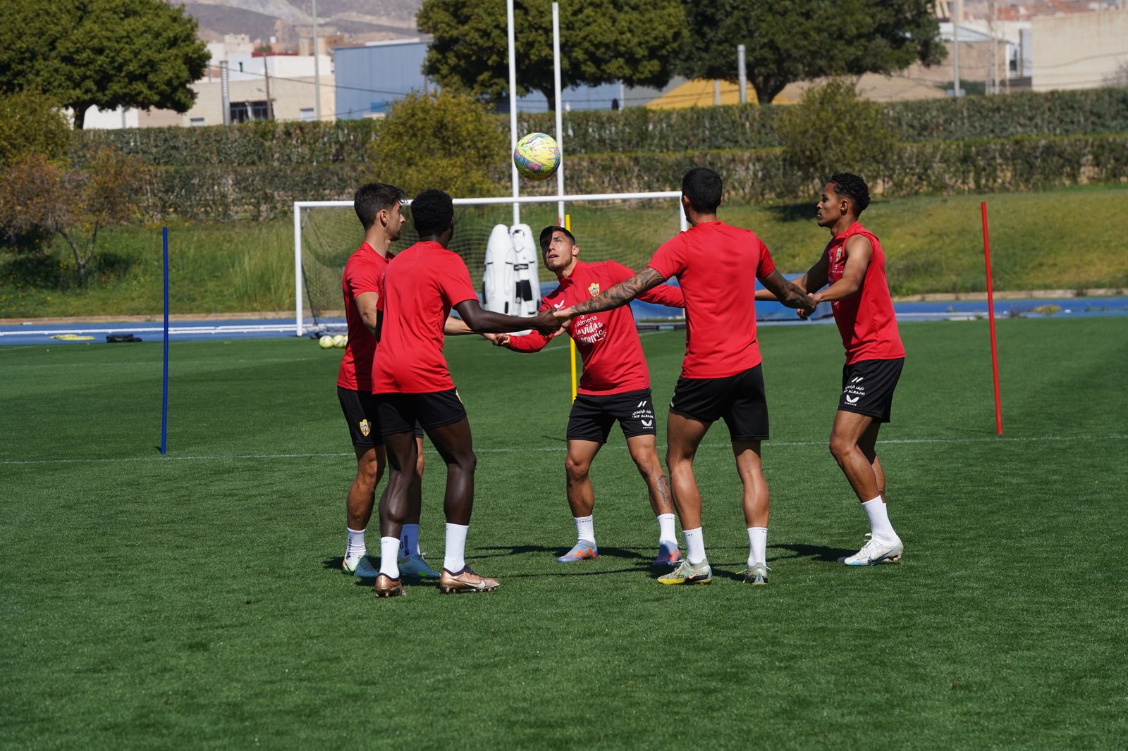 Así ha sido el entrenamiento de la UD Almería este jueves