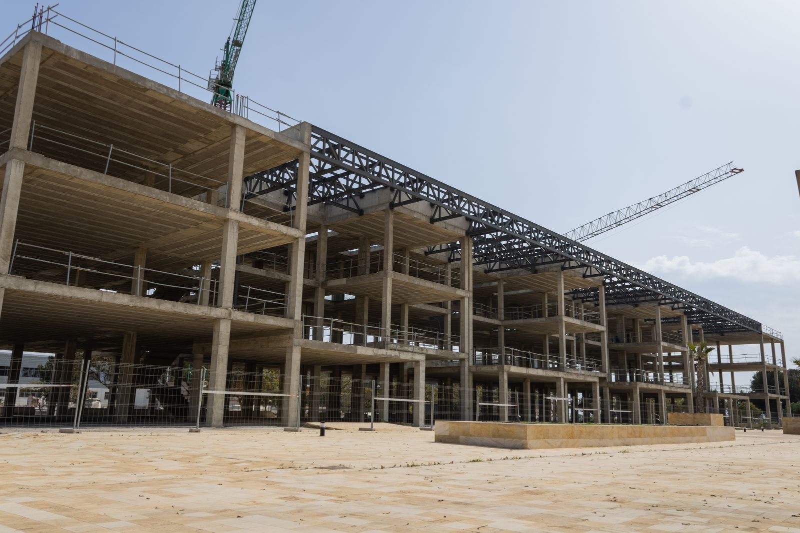 Obras en el campus de la Universidad de Almería