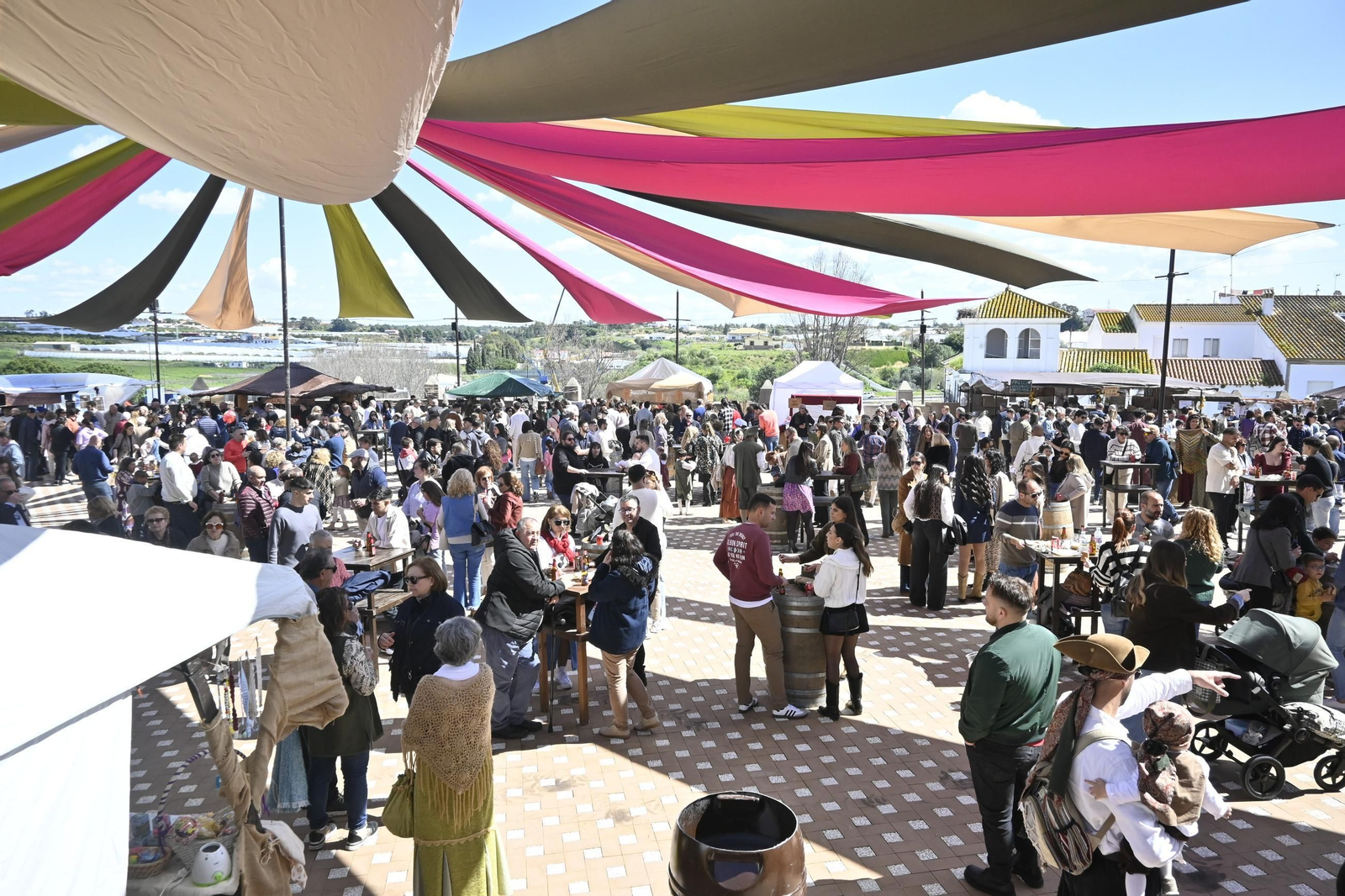 Las mejores imágenes de la Feria Medieval del Descubrimiento en Palos de la Frontera 2025