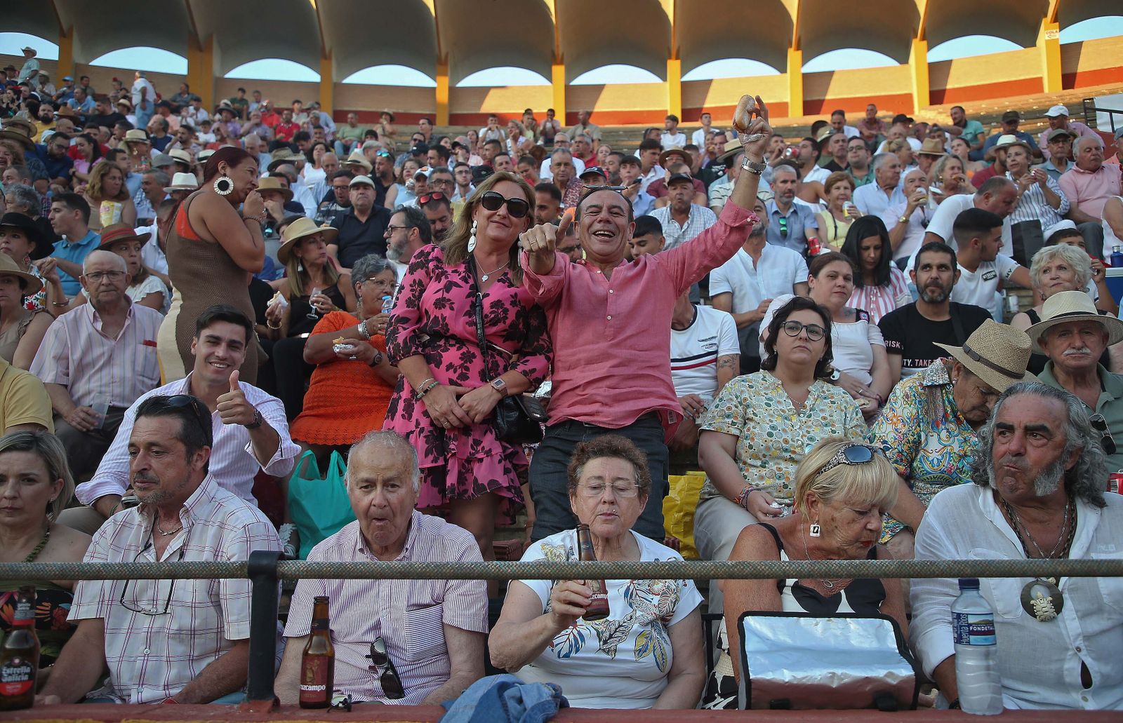 Búscate en durante la corrida del jueves en la plaza de toros Las Palomas