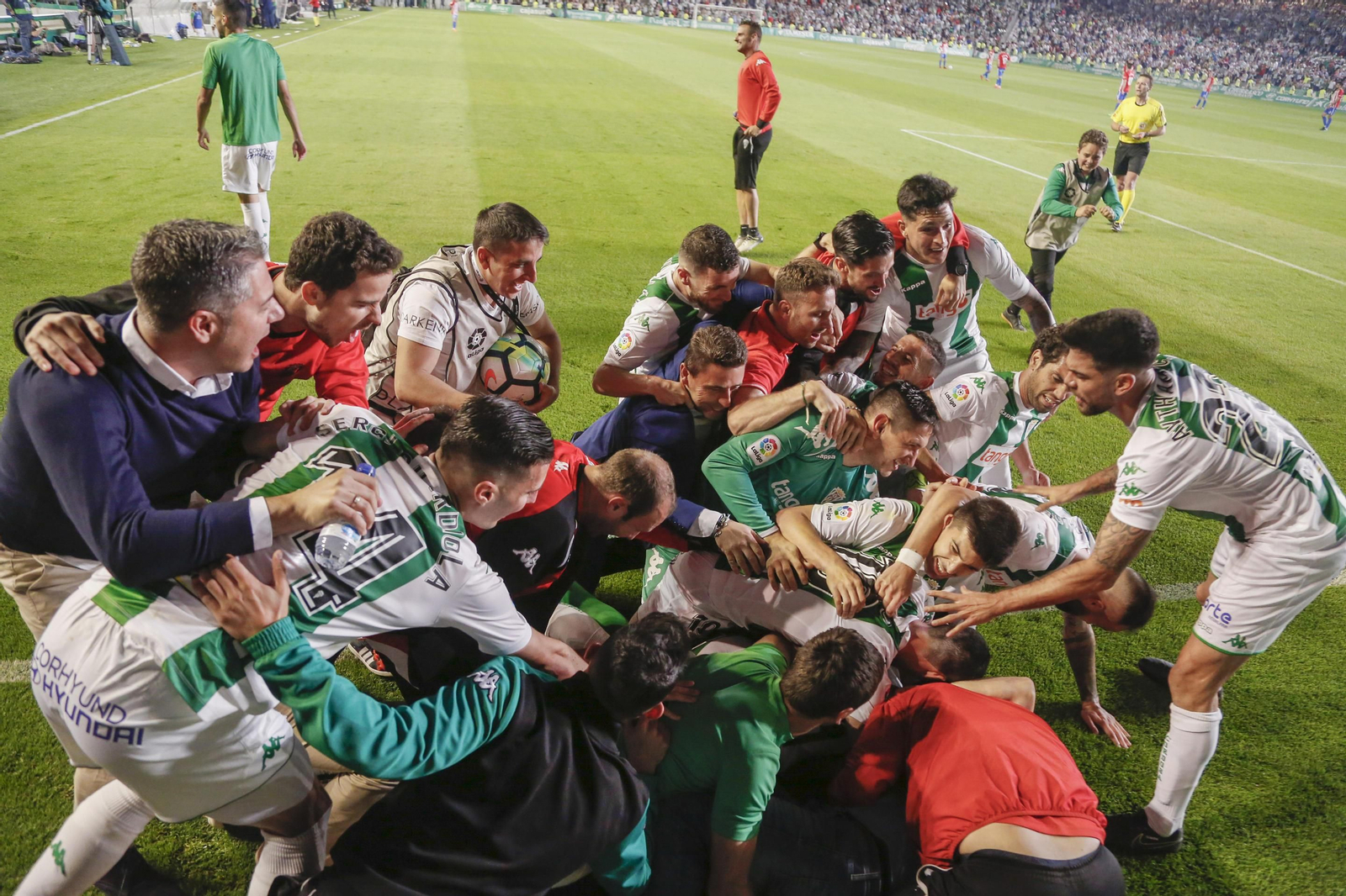 El Córdoba CF-Sporting de Gijón, en imágenes