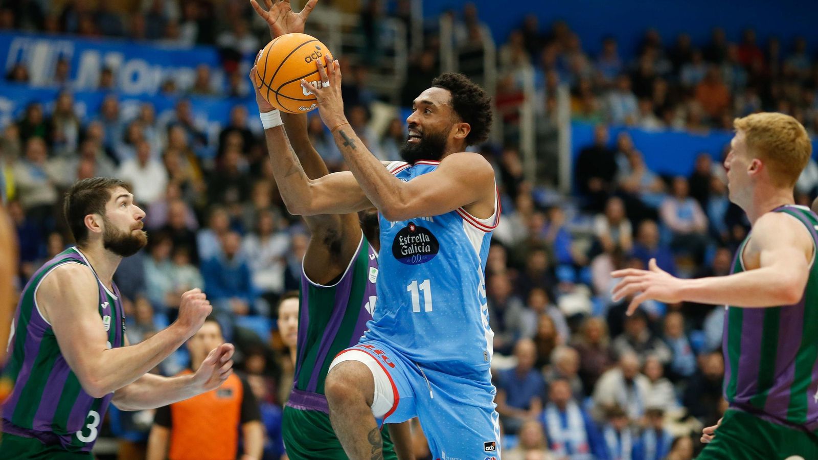 El Breogán Lugo-Unicaja Málaga, en fotos