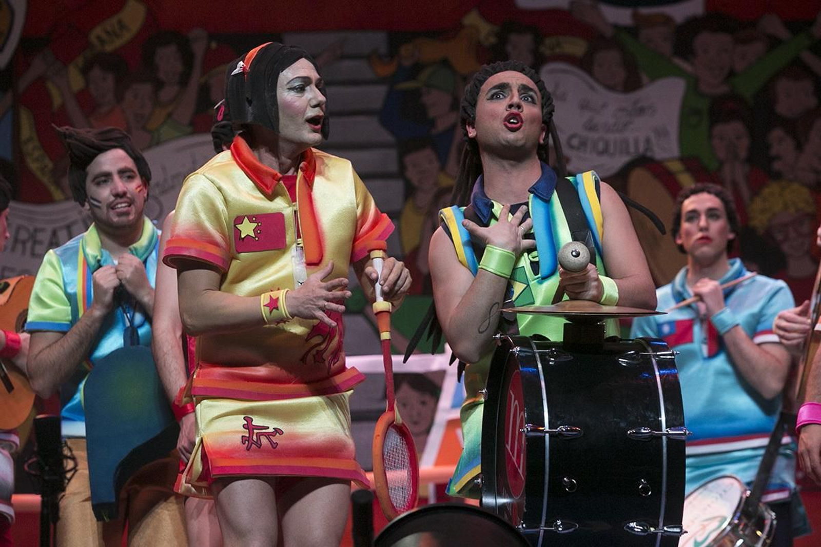 Imagen de la tercera semifinal del Carnaval Colombino