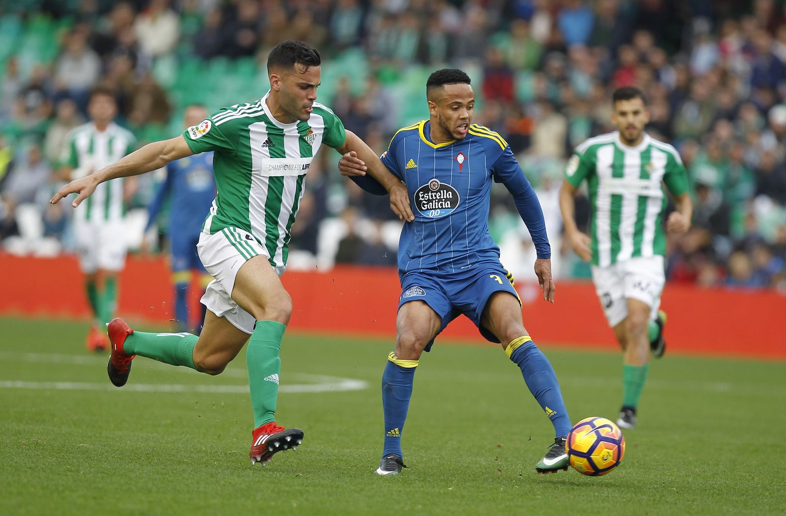 El Real Betis-Celta, en imágenes.