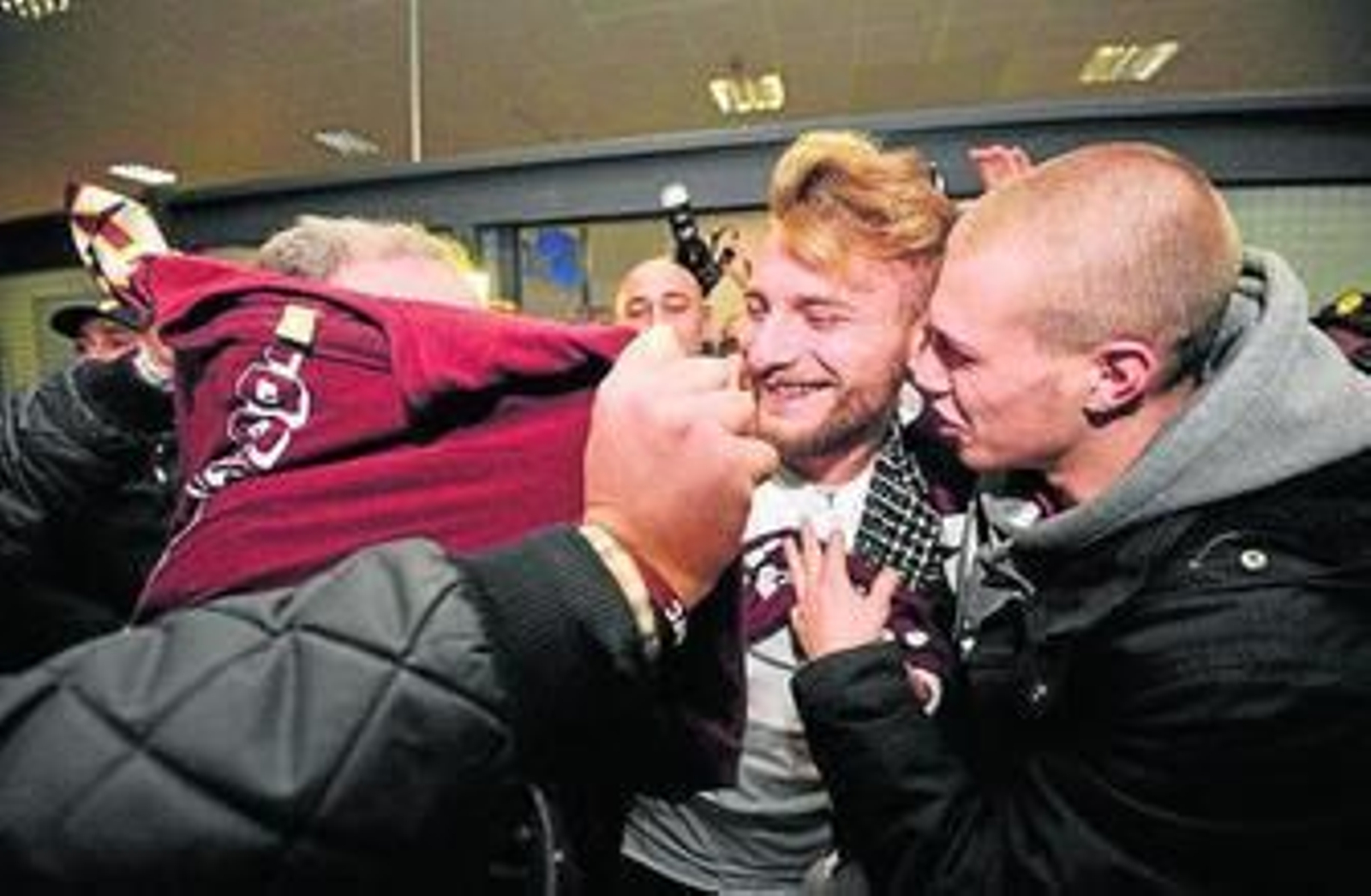 Immobile, recibido en Turín como un héroe.