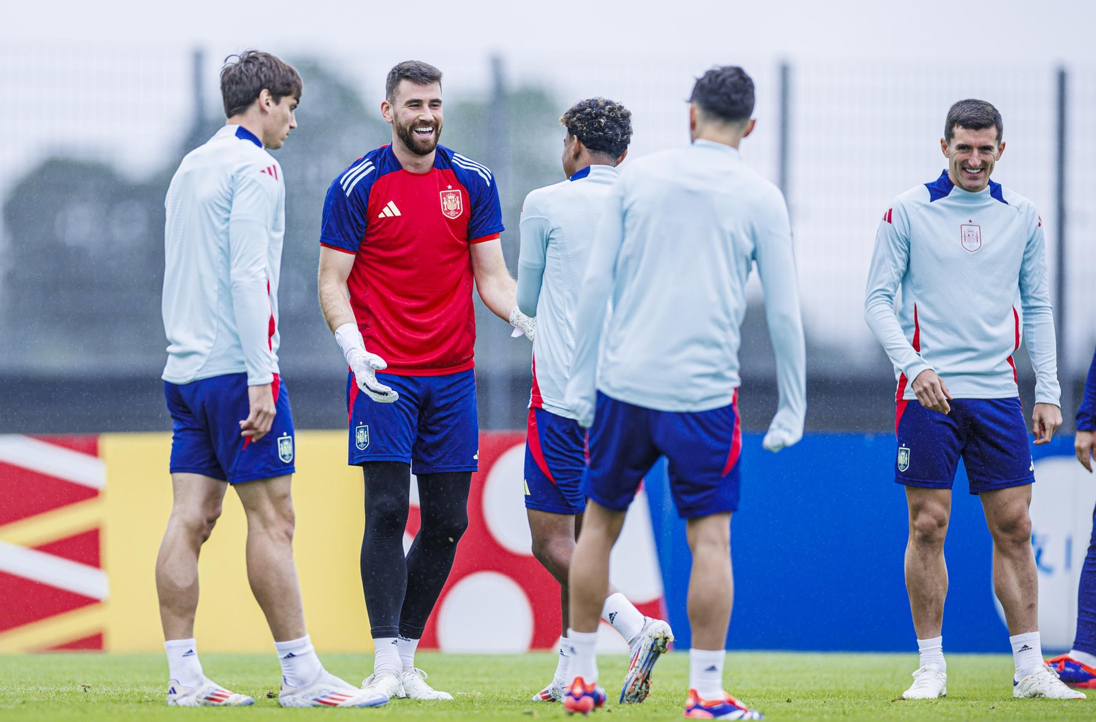 Las fotos de España antes del partido contra Alemania