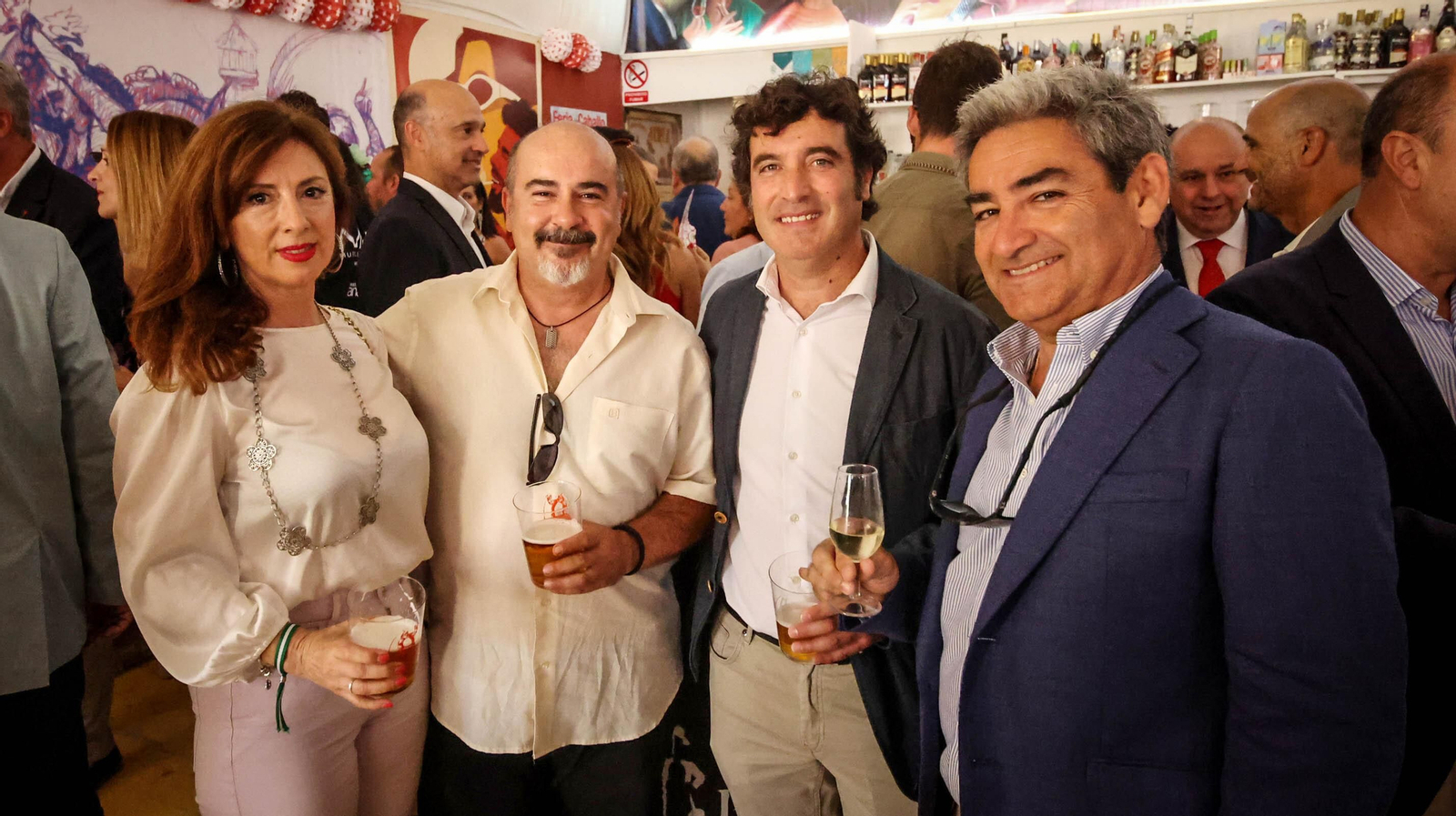 Inauguración de la caseta de Canal Sur en la Feria de Jerez