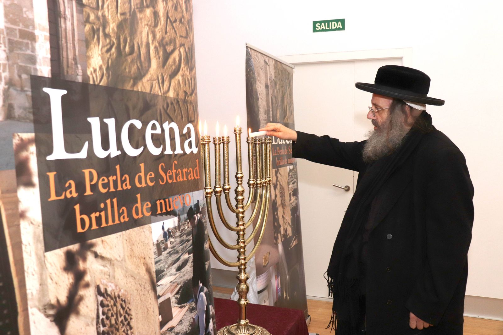 Celebración de la Janucá judía en Lucena.