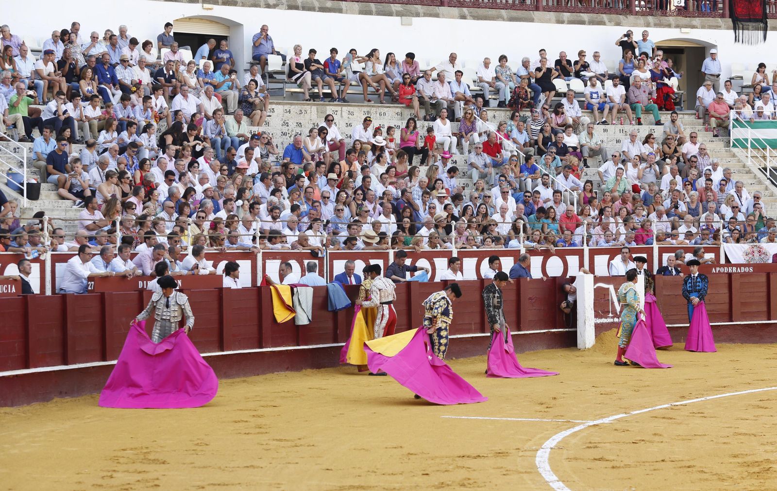 Imagen de un festejo celebrado en La Malagueta durante la pasada feria.