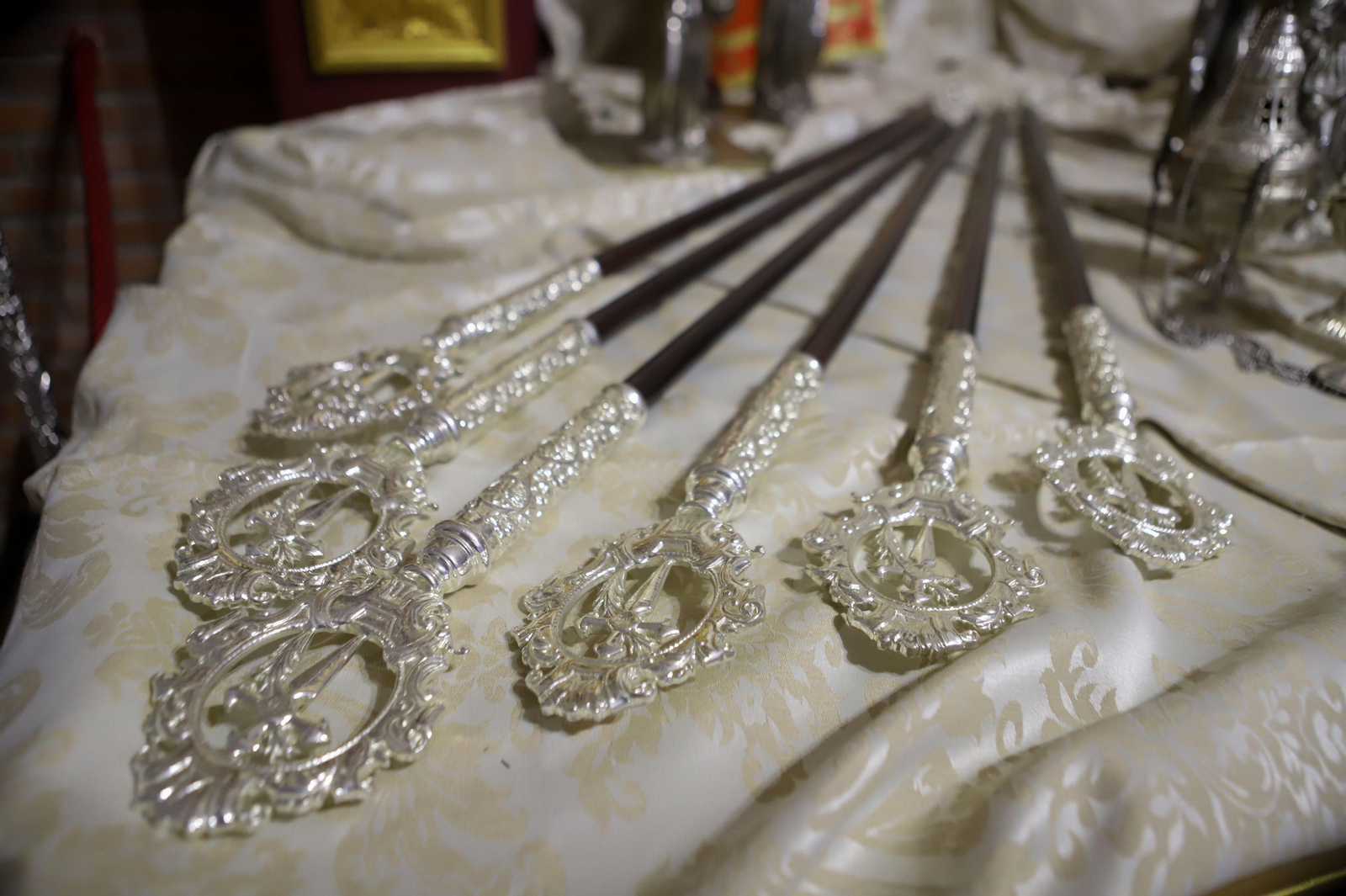 Fotos de los preparativos de la Semana Santa en Algeciras