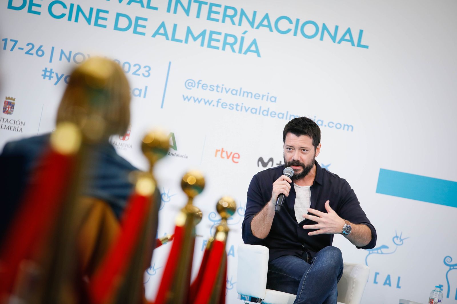 Imágenes en el paseo de la fama de Álvaro Morte