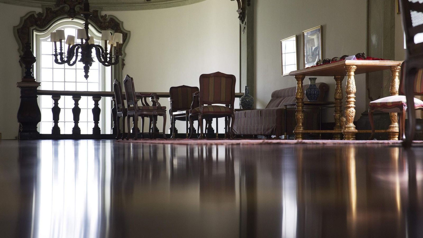 Una de las salas del Pabellón de Portugal.