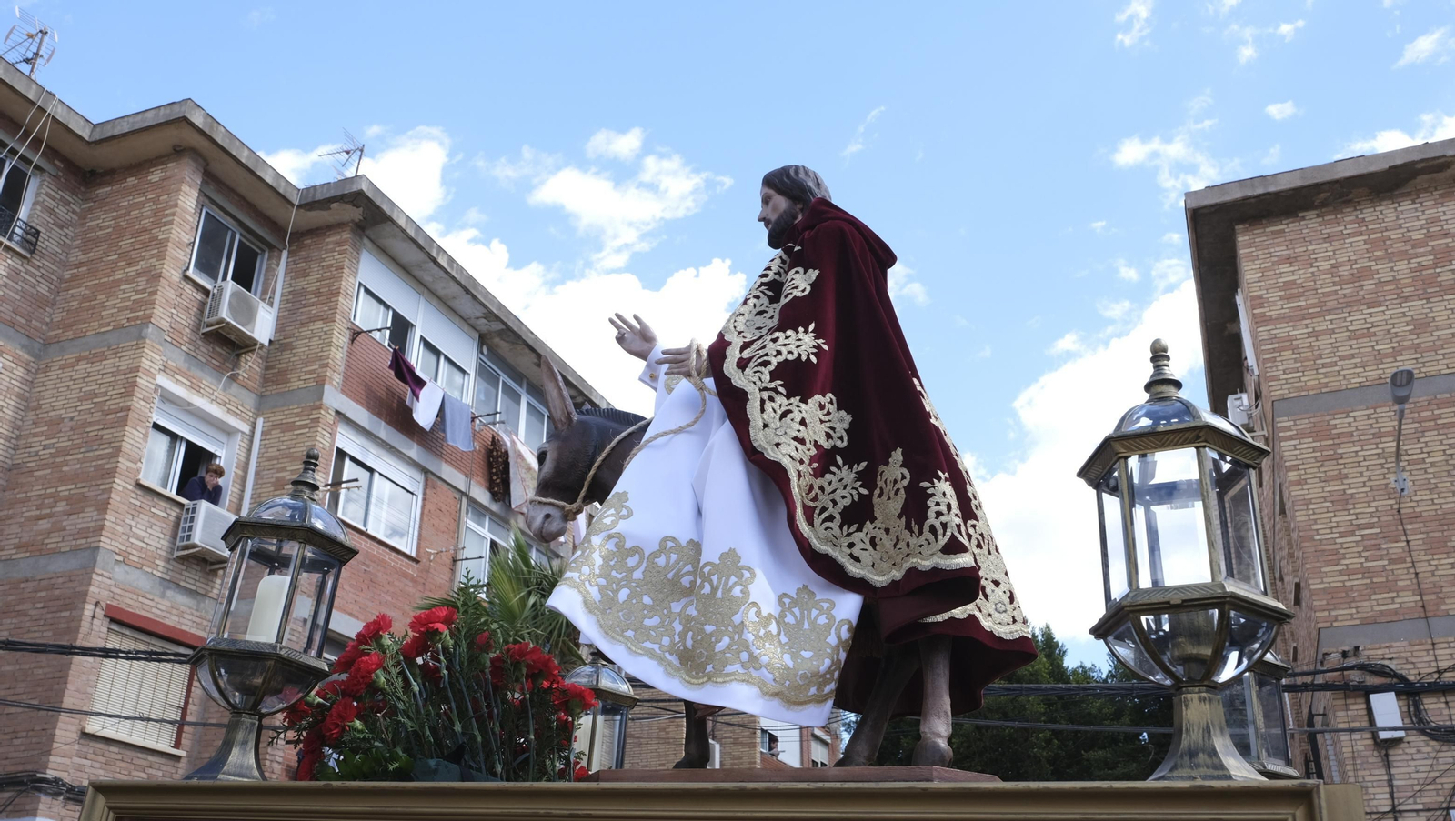 Imágenes de la bendición de la Borriquita de El Alquián, por el Obispo de Almería