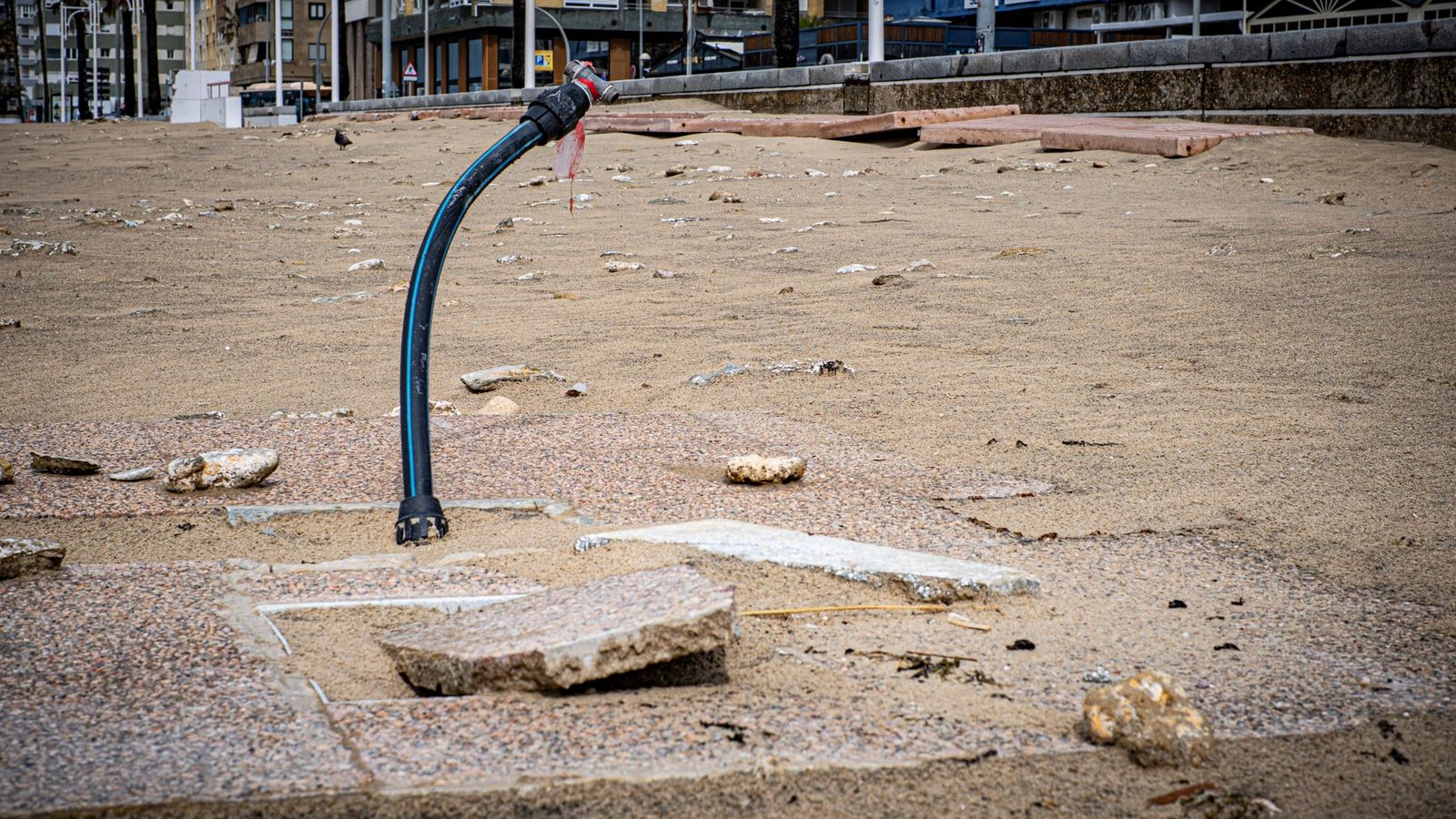 Así han quedado las playas de Cádiz después de tres meses de temporales