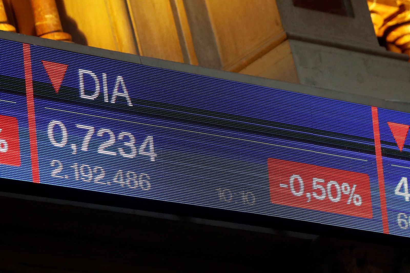 Dia en el mercado de valores.